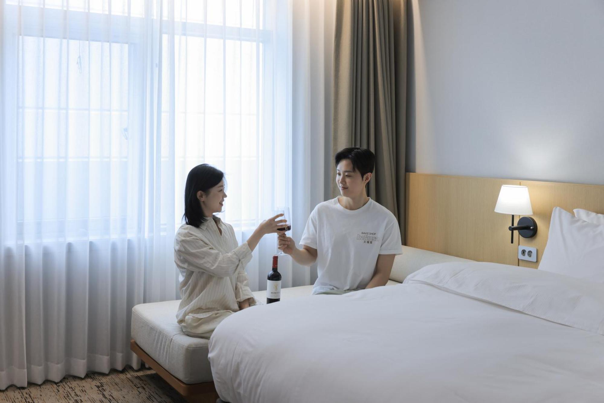 Aank Hotel Incheon Guwol Exteriör bild