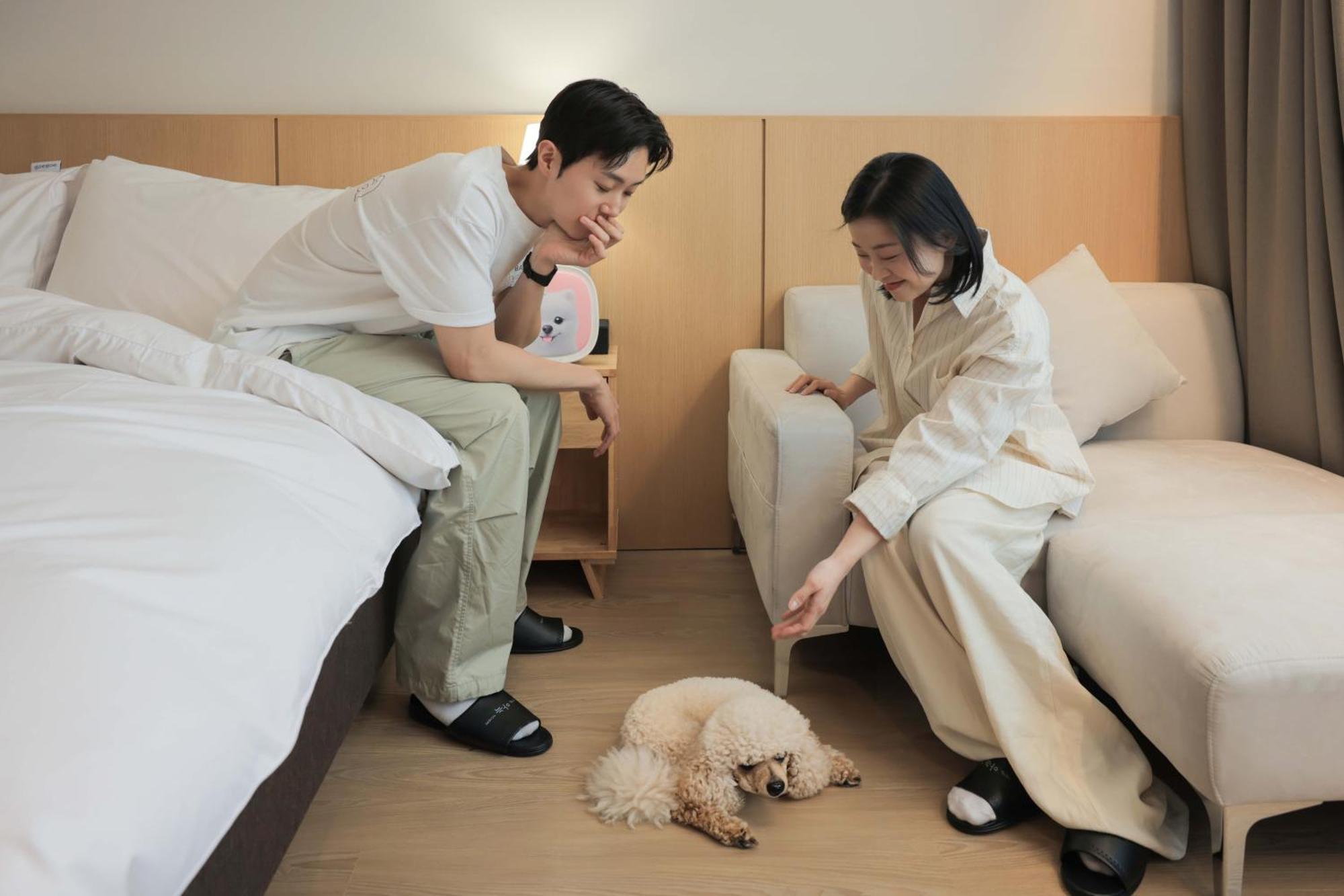 Aank Hotel Incheon Guwol Exteriör bild